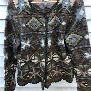 EUC cardigan by Peruvian Connection. Size L.